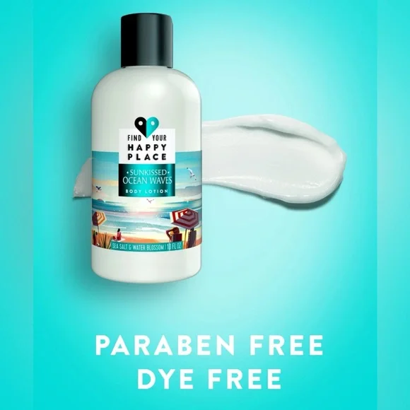 Sunkissed Ocean Waves Body Lotion - Find Your Happy Place - Picture 2 of 5